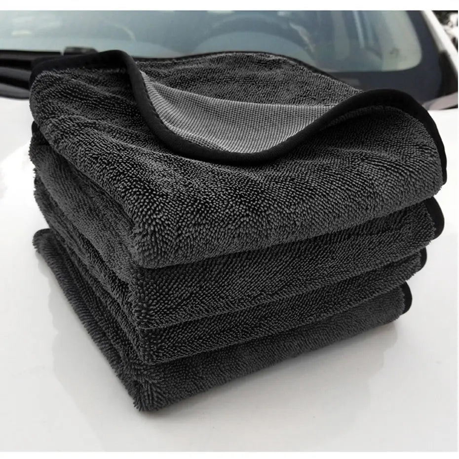 600GSM Premium Microfiber Towels for Car Care - Ultra-Absorbent Drying Cloth for Detailing Wash And Cleaning