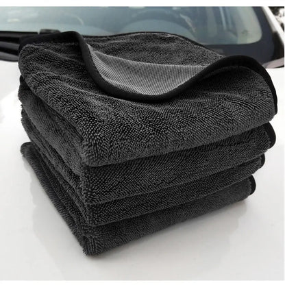 600GSM Premium Microfiber Towels for Car Care - Ultra-Absorbent Drying Cloth for Detailing Wash And Cleaning