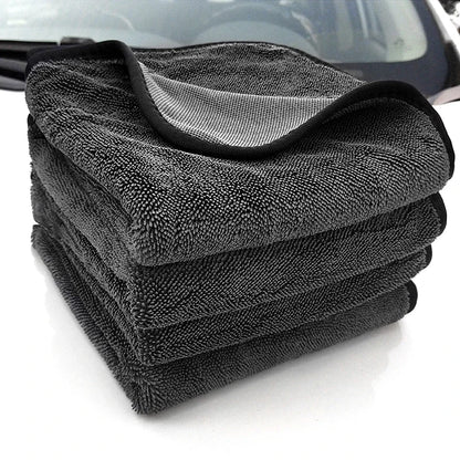 600GSM Premium Microfiber Towels for Car Care - Ultra-Absorbent Drying Cloth for Detailing Wash And Cleaning