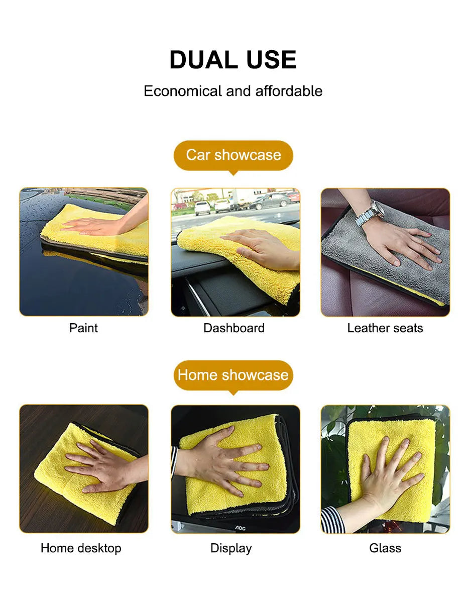 Wysokiej jakości ręcznik z mikrofibry, ręcznik do mycia/suszenia samochodu