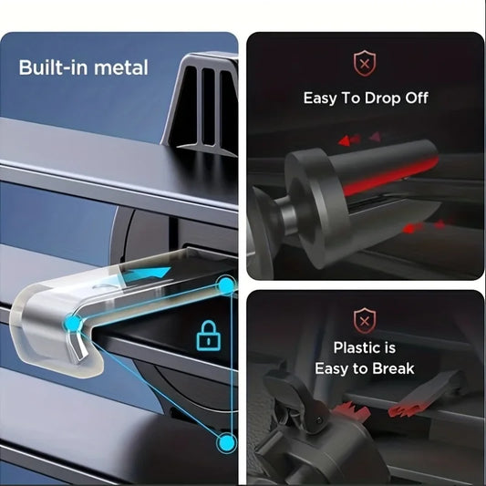 📱 GripMount W11 – uniwersalny uchwyt samochodowy na telefon do kratki nawiewu