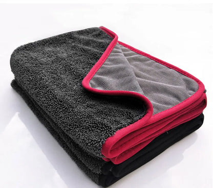 600GSM Premium Microfiber Towels for Car Care - Ultra-Absorbent Drying Cloth for Detailing Wash And Cleaning