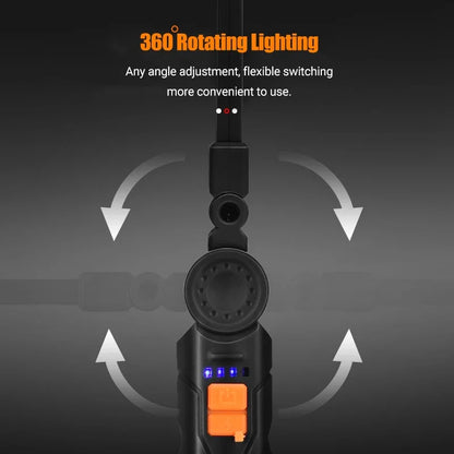 MotoMagnaLight 360 Pro – magnetyczna, mocna i profesjonalna latarka.