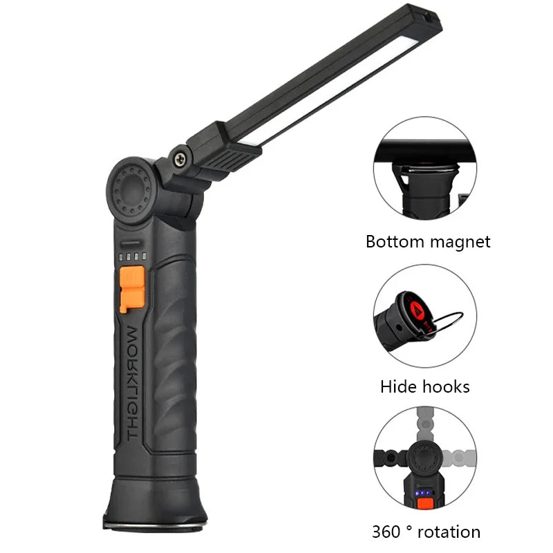MotoMagnaLight 360 Pro – magnetyczna, mocna i profesjonalna latarka.